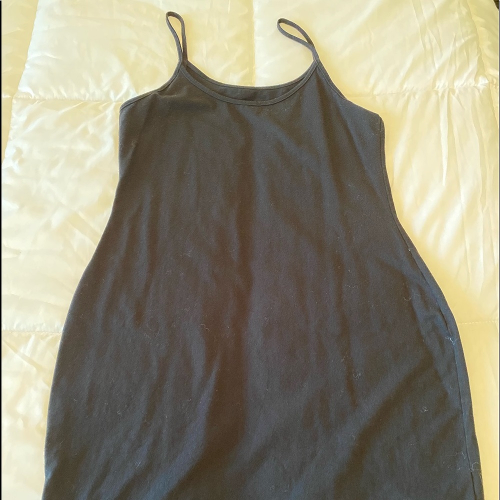 XL Black Form Fitting Dress
